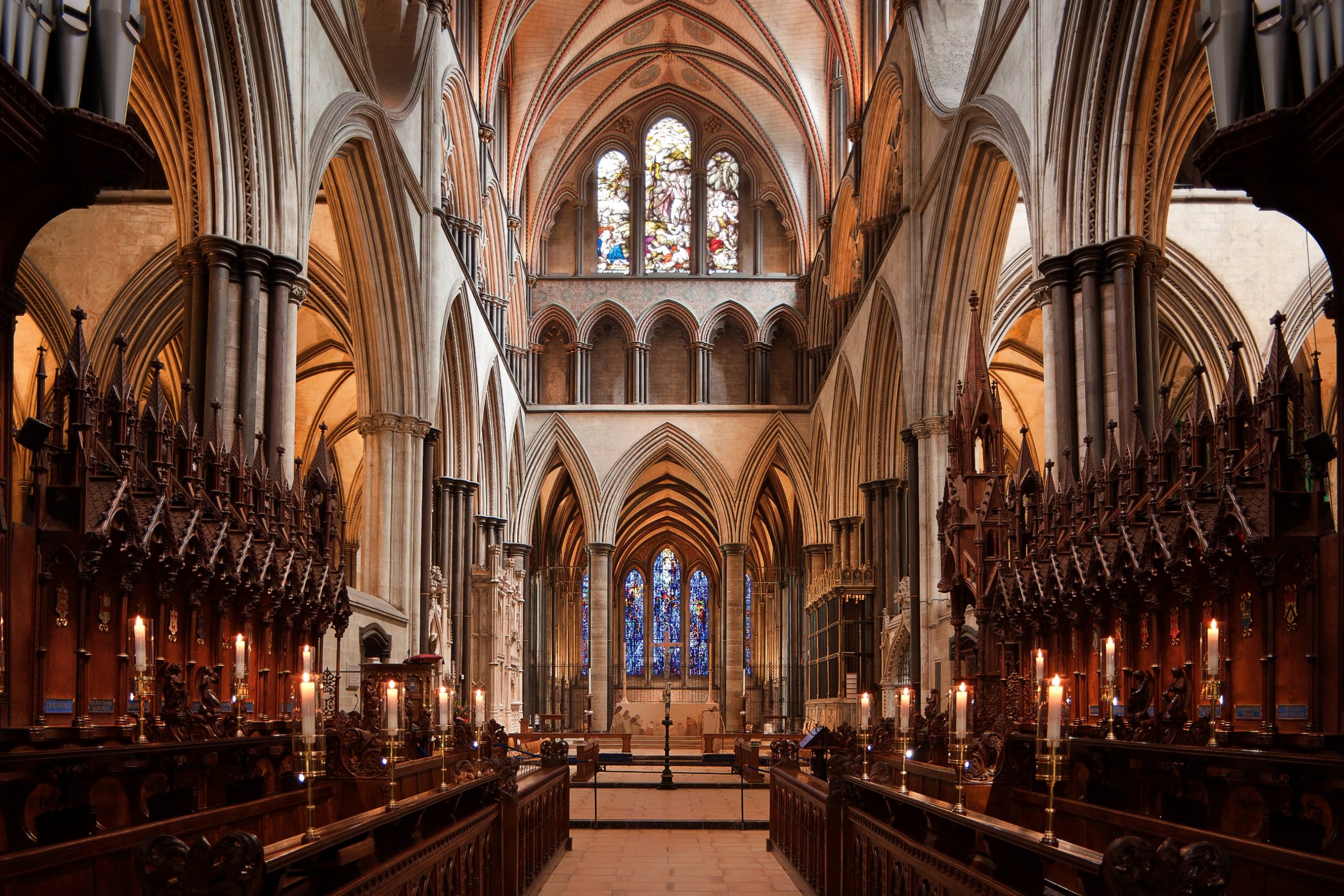 The quire at Salisbury Cathedral