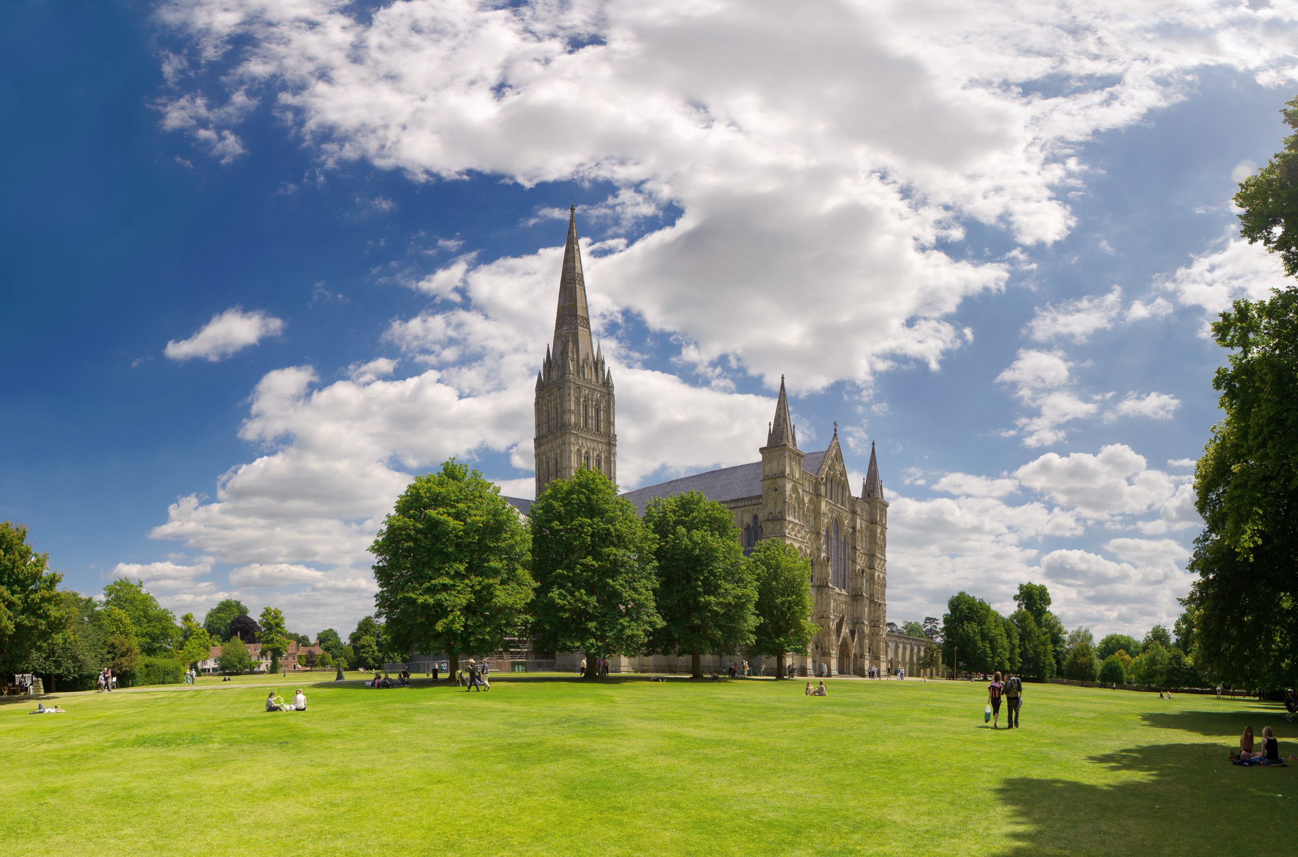 Salisbury Cathedral Summer Panorama