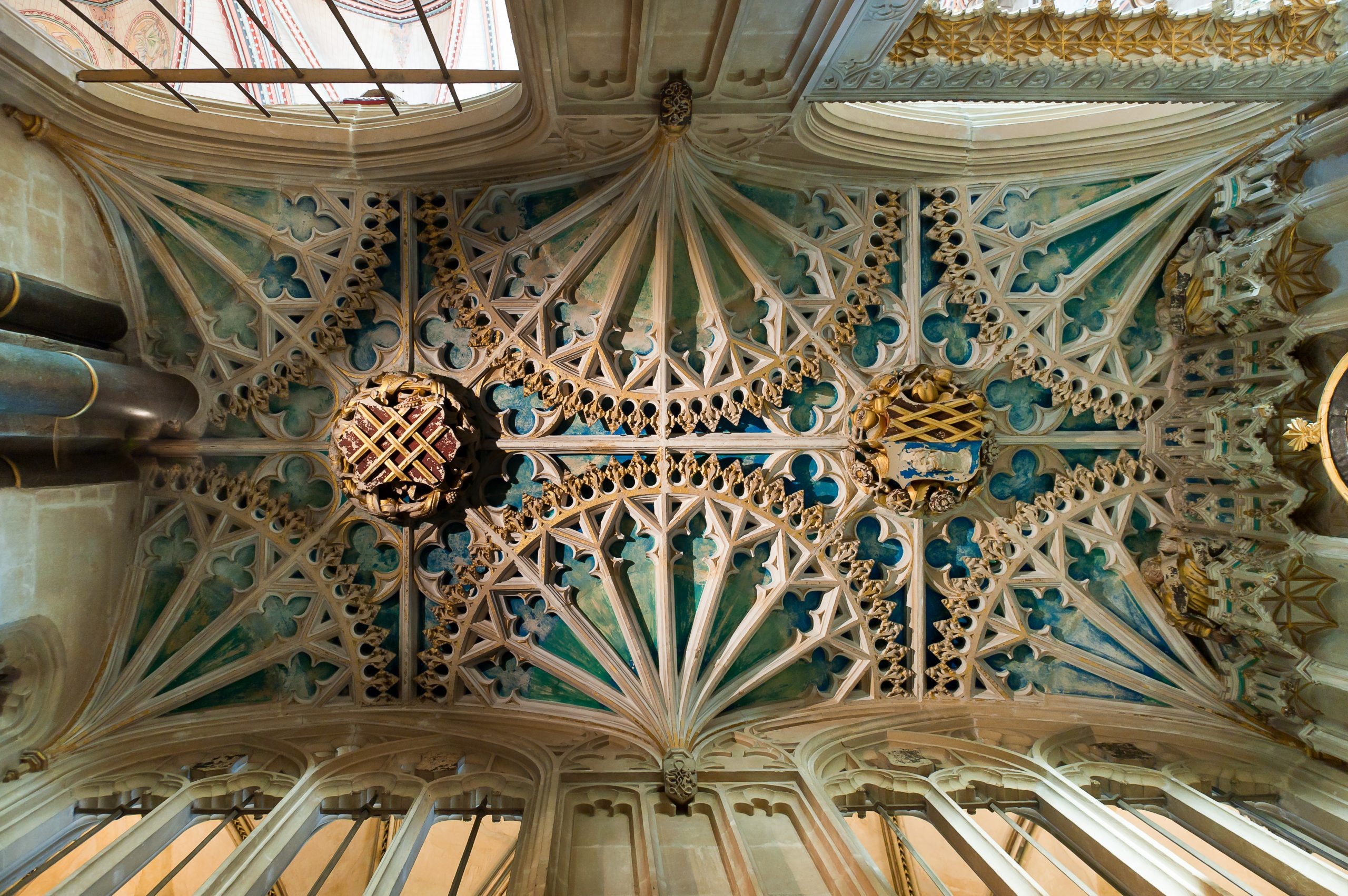 Audley Chapel vault at Salisbury Cathedral.