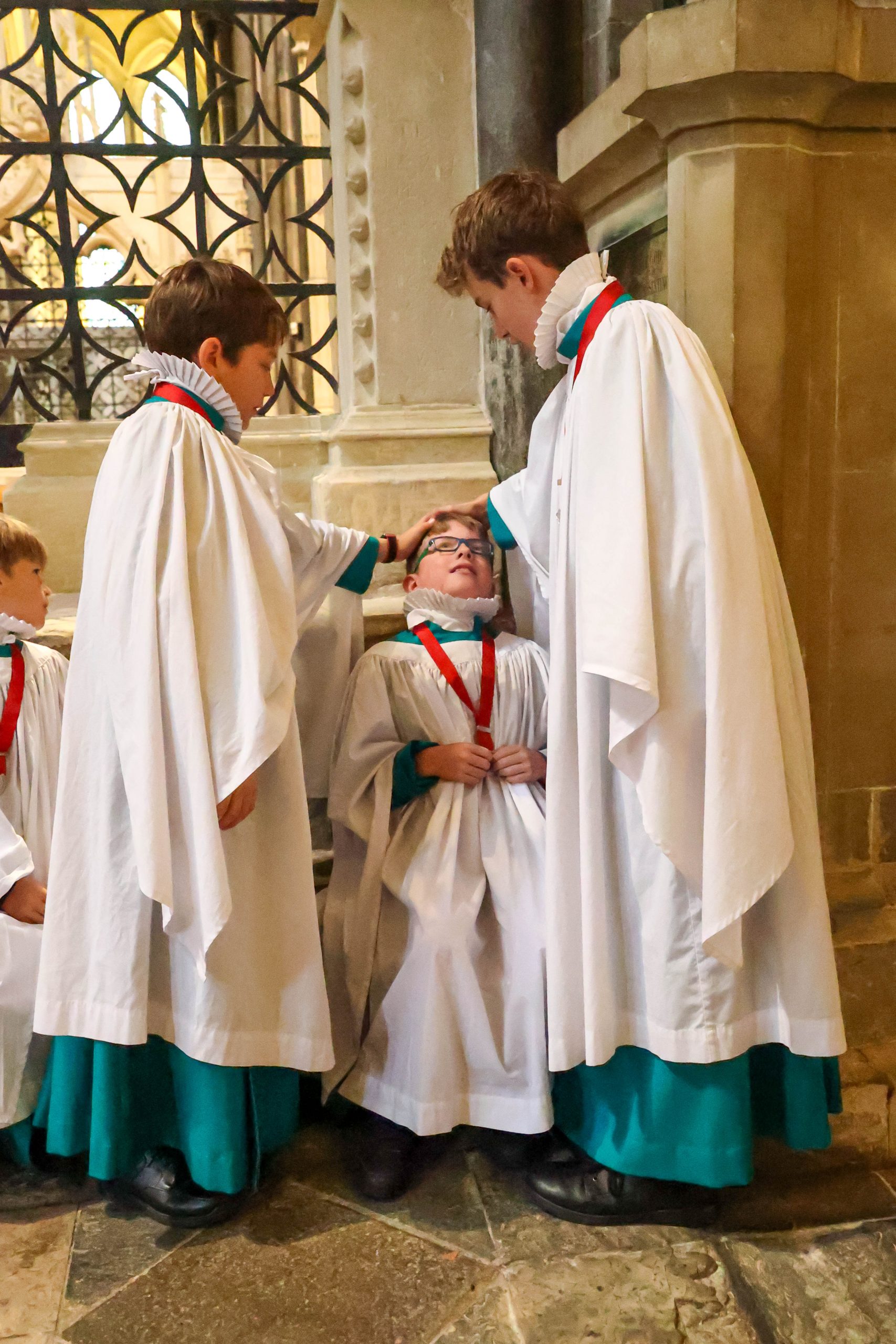 Celebrating new boy and girl choristers with traditional ‘bumpings’