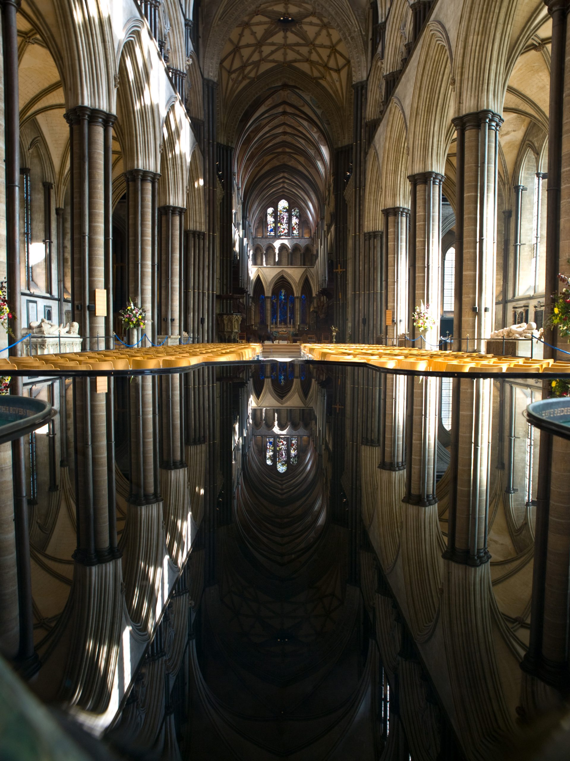 Salisbury Cathedral Font Looking East