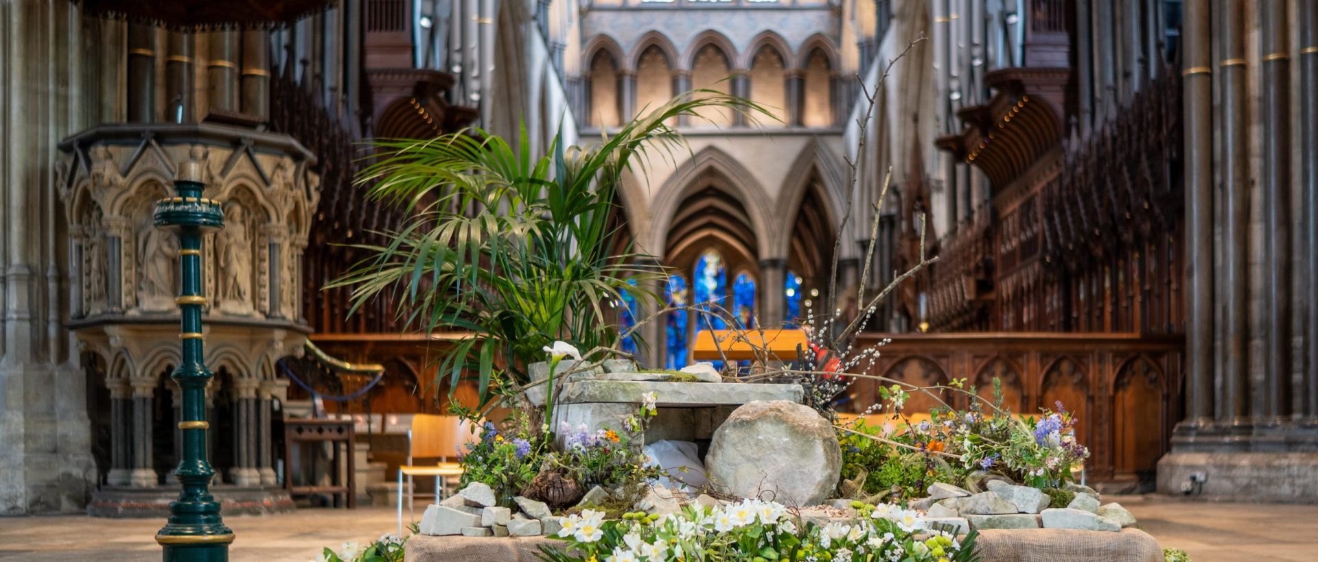 Internal Easter Garden in Spire Crossing