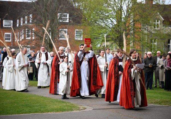 The Eucharist with Procession of Palms from Choristers’ Green